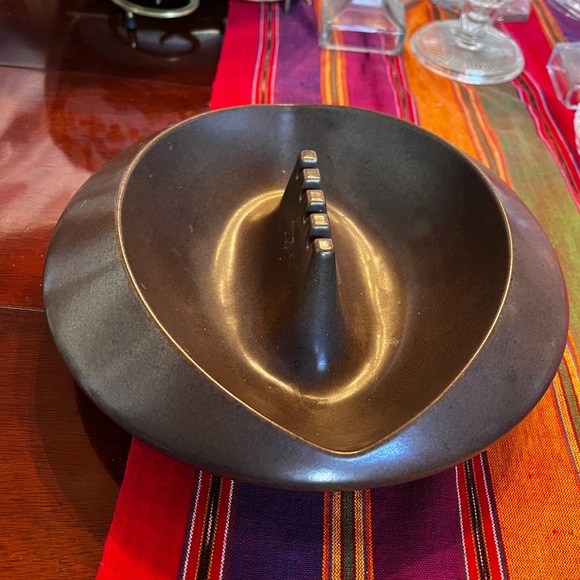 Hyalyn porcelain mid century modern ashtray - Picture 2 of 7